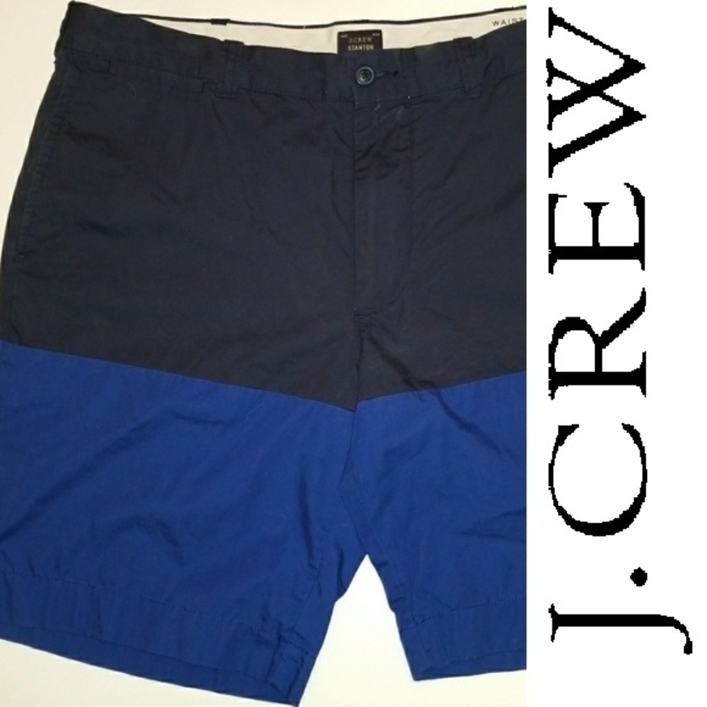 J Crew Stanton Color Block Shorts Casual #M1